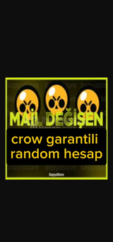 Crow garantili random hesap +PLUS VIP✨️✨️????