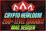 Crypto Heirloom + 250+ Level + Mail Değişen