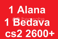 Cs 2 - 2600 Saatli hesap +2 tane yanında bedava 