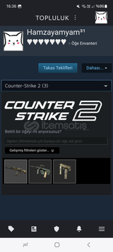 CS 2 PRIME HESAP 50 SAAT 5 DOLAR ENVANTER