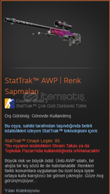 CS 2 StatTrak™ AWP | Renk Sapmaları