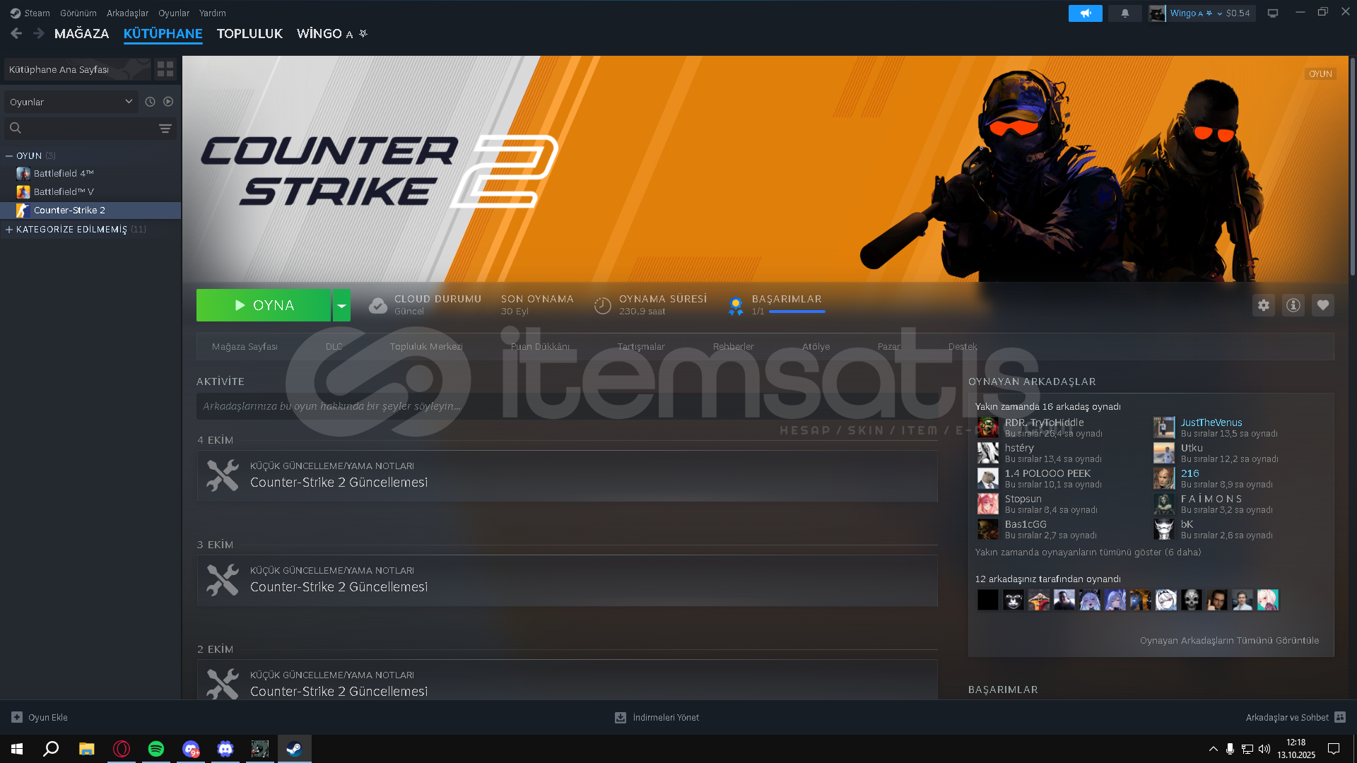 CS2 3 Broşlu PRİME / BF4-BF5'li hesap CS2 3 Broşlu PRİME / BF4-BF5'li hesap
