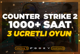 CS2 1000 SAAT | İLK MAİLLİ | CS2 Hesap