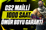 CS2 1000 SAAT ÖMÜR BOYU GARANTİLİ İLK MAİLLİ 
