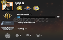 CS2 3 MADALYALI PRİME HESAP +257 SAATLİ