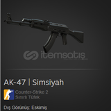 CS2 AK-47 Simsiyah