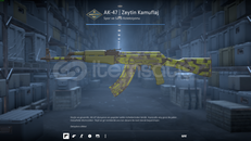 ! CS2 AK-47 | Zeytin Kamuflaj (İNDİRİMLİ)