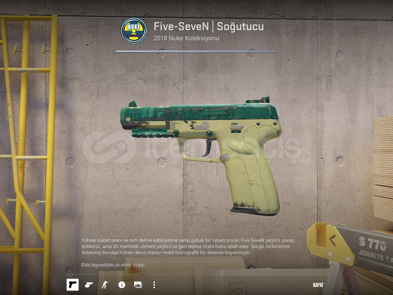 ⚡ CS2 Five-SeveN | Soğutucu⚡ HIZLI TESLİMAT⚡ ⚡ CS2 Five-SeveN | Soğutucu⚡ HIZLI TESLİMAT⚡