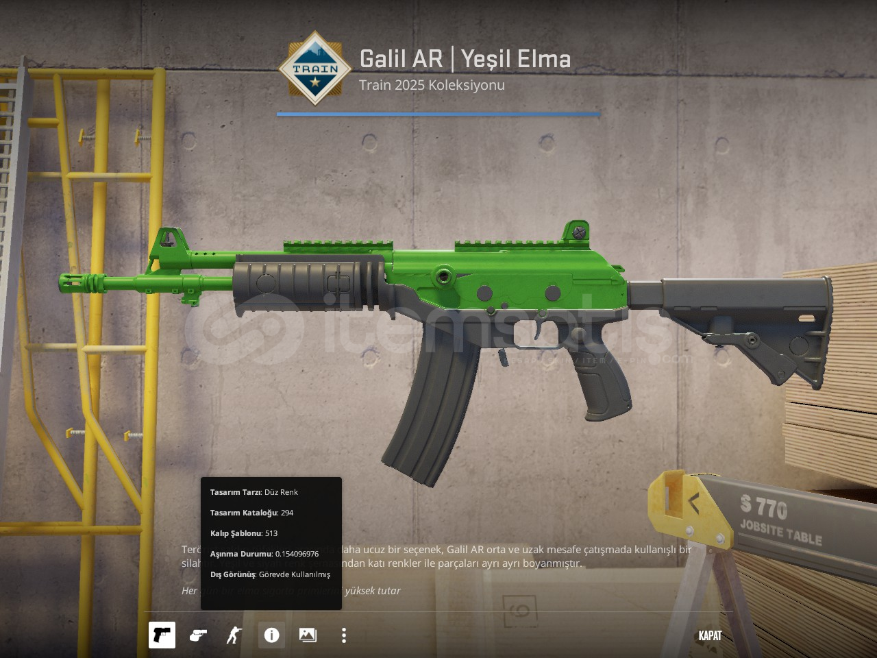 ⚡ CS2 Galil AR | Yeşil Elma⚡ HIZLI TESLİMAT⚡ ⚡ CS2 Galil AR | Yeşil Elma⚡ HIZLI TESLİMAT⚡