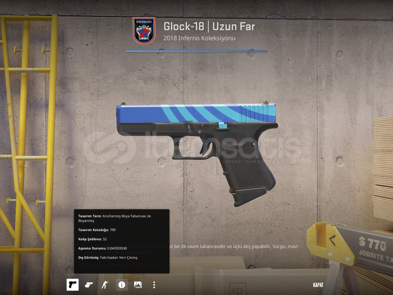 ⚡ CS2 Glock-18 | Uzun Far⚡ HIZLI TESLİMAT⚡ ⚡ CS2 Glock-18 | Uzun Far⚡ HIZLI TESLİMAT⚡