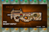 ⭐️[CS2] Hatıra P90 Çöl DDPAT {ALTIN STICKERLI}