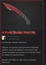 Cs2 Kukri Bıçağı - Kızıl Ağ