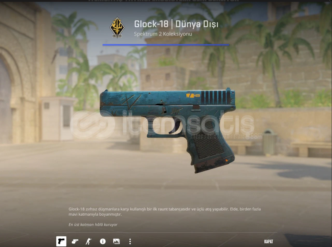 ⚡CS2 Glock-18 | Dünya Dışı ⚡ HIZLI TESLİMAT ⚡ ⚡CS2 Glock-18 | Dünya Dışı ⚡ HIZLI TESLİMAT ⚡
