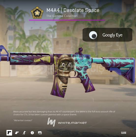 Cs2 M4A4 desolate space Cs2 M4A4 desolate space