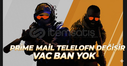 CS2 PRIME |VAC YOK| MAİL+TEL DEĞİŞİR| İNDİRİMLİ