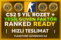 CS2 RANKED READY 5.YIL ROZETİ