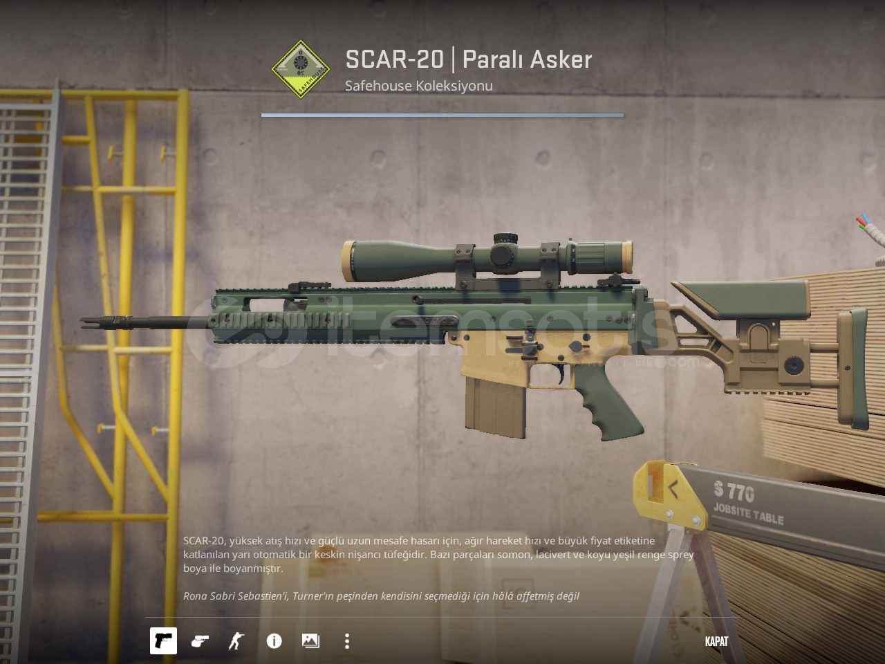 ⚡ CS2 SCAR-20 | Paralı Asker ⚡ HIZLI TESLİMAT⚡ ⚡ CS2 SCAR-20 | Paralı Asker ⚡ HIZLI TESLİMAT⚡