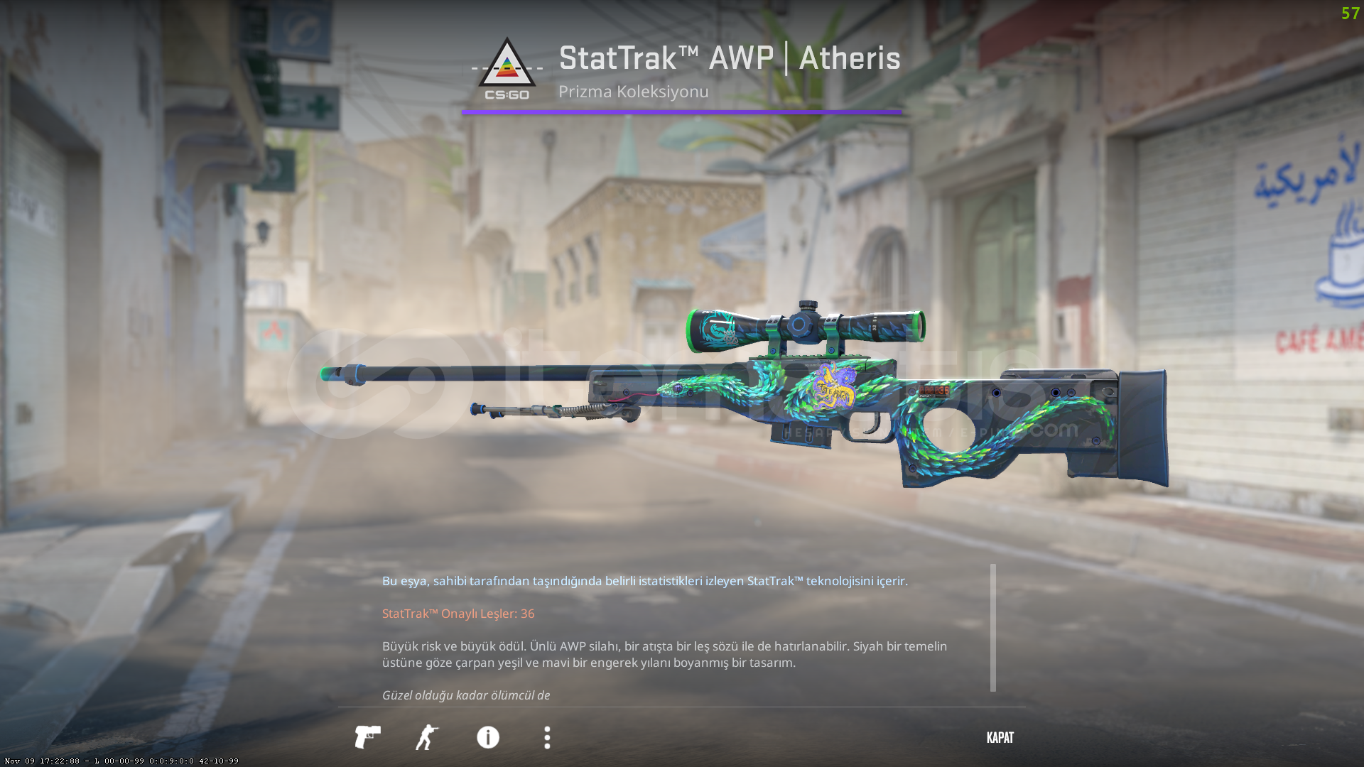 StatTrak™ AWP  Atheris (Field-Tested) — Trade CS:GO/CS2 skins on