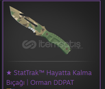 CS2 ★ StatTrak™ Survival Knife | Forest DDPAT 