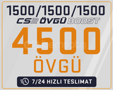 CS2 UYUMLU !YEŞİL FAKTÖR! 4500 ADET ÖVGÜ BOOST!