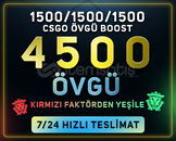 CS2 UYUMLU !YEŞİL FAKTÖR! 4500 ADET ÖVGÜ BOOST!