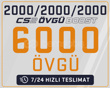 CS2 UYUMLU !YEŞİL FAKTÖR! 6000 ADET ÖVGÜ BOOST!