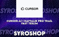 ⭐CURSOR.Aİ 1 HAFTALIK PRO TRAİL⭐