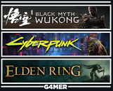 Cyberpunk 2077 + Black Myth Wukong + Elden Ring