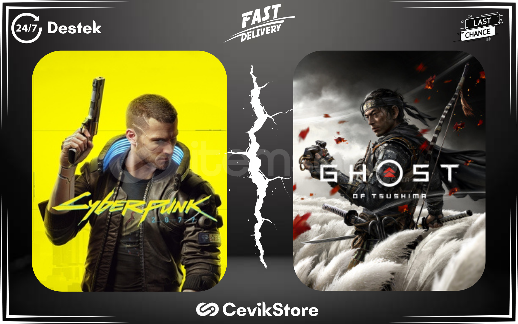 ⭐Cyberpunk 2077 + Ghost Of Tsushima⭐ ⭐Cyberpunk 2077 + Ghost Of Tsushima⭐