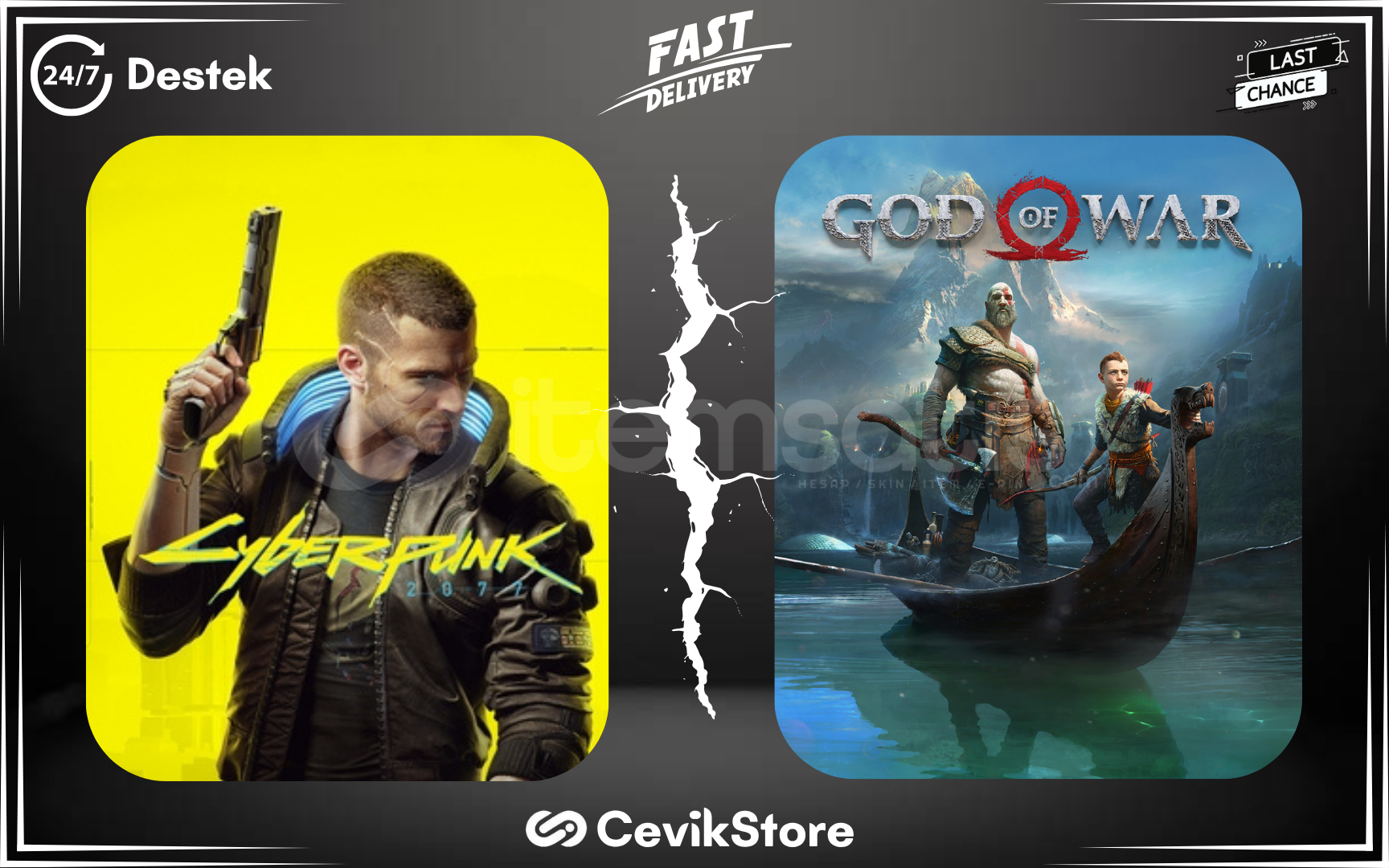 ⭐Cyberpunk 2077 + God Of War⭐ ⭐Cyberpunk 2077 + God Of War⭐