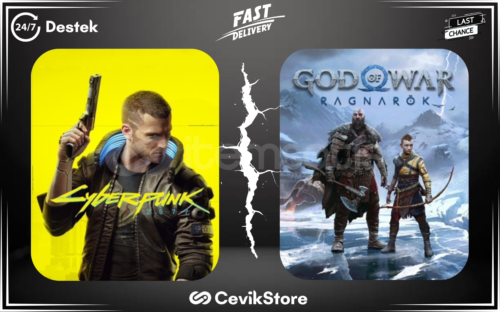 ⭐Cyberpunk 2077 + God Of War Ragnarök⭐ ⭐Cyberpunk 2077 + God Of War Ragnarök⭐