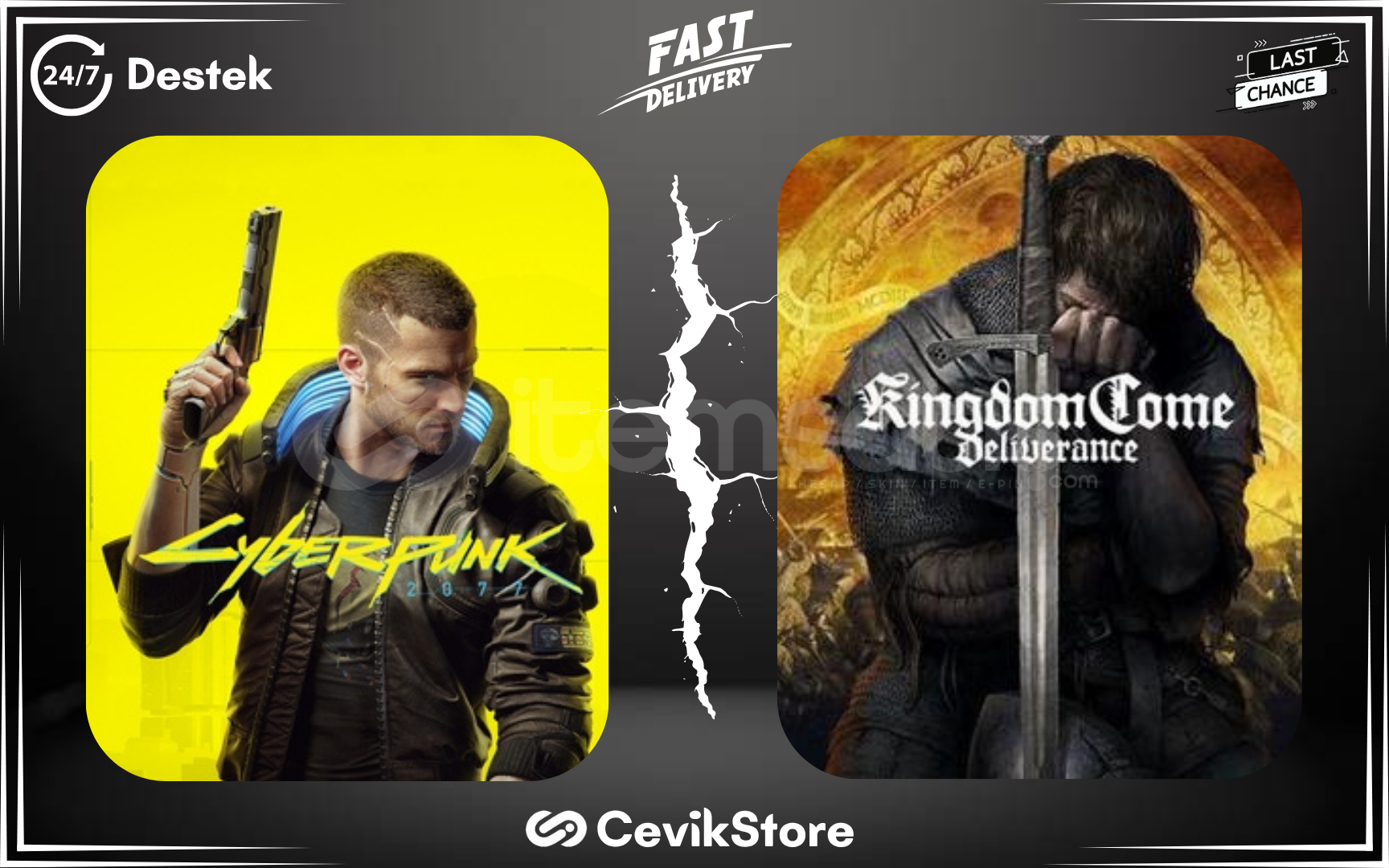⭐Cyberpunk 2077 + Kingdom Come Deliverance⭐ ⭐Cyberpunk 2077 + Kingdom Come Deliverance⭐