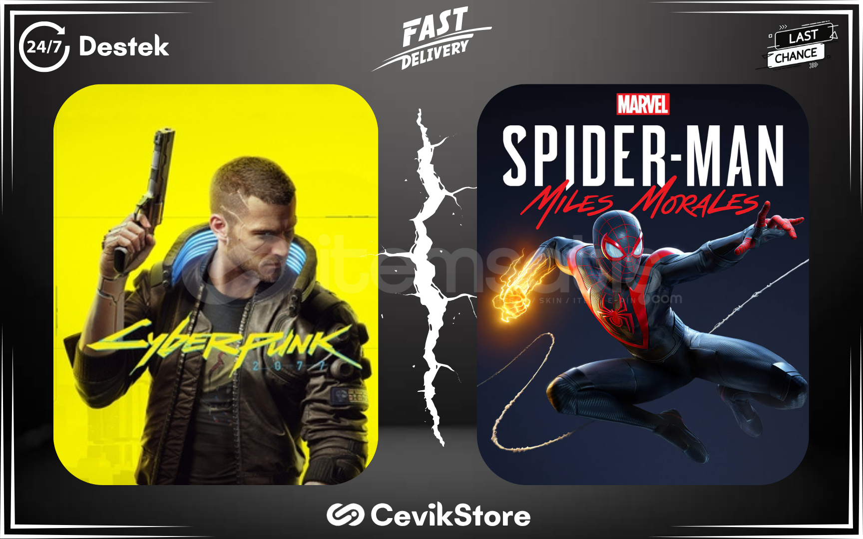 ⭐Cyberpunk 2077 + Spiderman Miles Morales⭐ ⭐Cyberpunk 2077 + Spiderman Miles Morales⭐