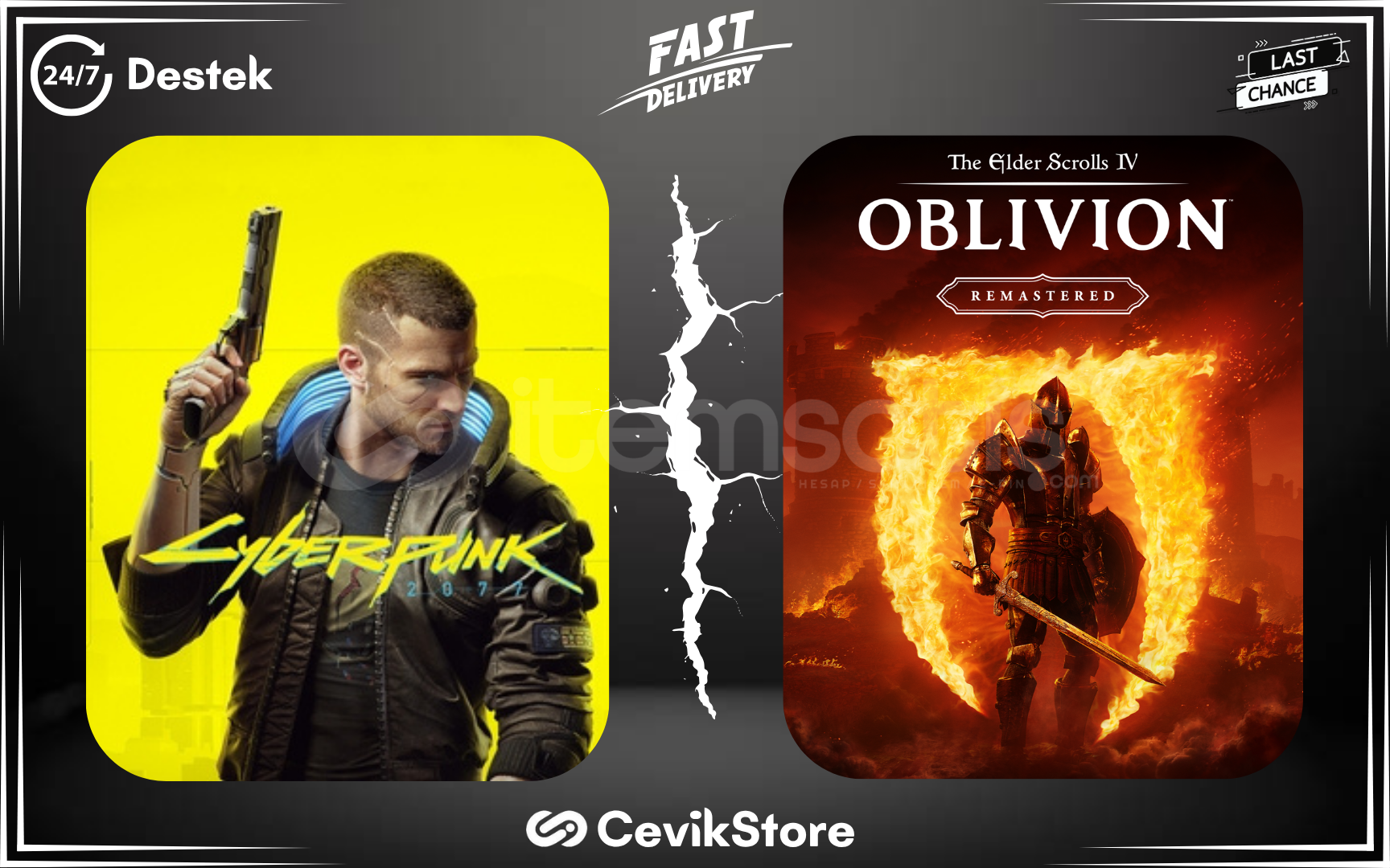 ⭐Cyberpunk 2077 + The Elder Scrolls IV⭐ ⭐Cyberpunk 2077 + The Elder Scrolls IV⭐