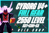 ⭐️CYBORG V4 + CDK+ SGT + 2550 LEVEL✅