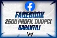 ⭐[GARANTİLİ] FACEBOOK 2500 PROFİL TAKİPÇİ⭐