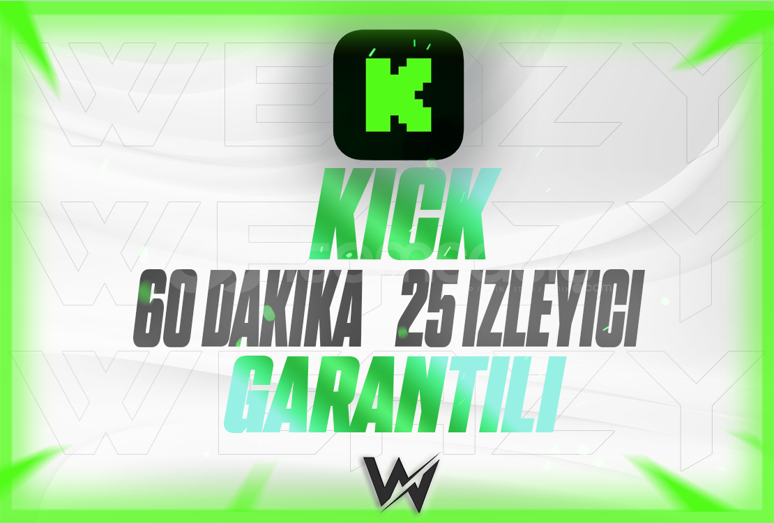 KICK GARANTILI 60 DAKIKA 25 IZLEYICI KICK GARANTILI 60 DAKIKA 25 IZLEYICI