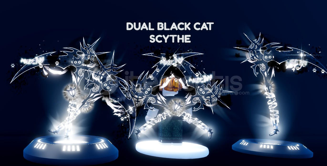 Blade Ball ✅ Dual Black Cat Scythe ✅ Blade Ball ✅ Dual Black Cat Scythe ✅