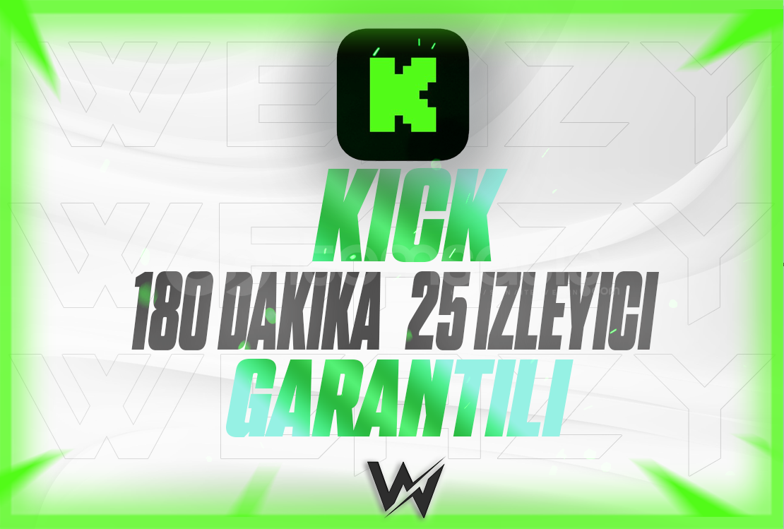 KICK GARANTILI 180 DAKIKA 25 IZLEYICI KICK GARANTILI 180 DAKIKA 25 IZLEYICI