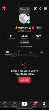 ⭐61K+ Takipçili Tertemiz TikTok Hesabı Satılık