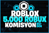 ⭐5000 ROBUX KOMİSYON BİZDEN