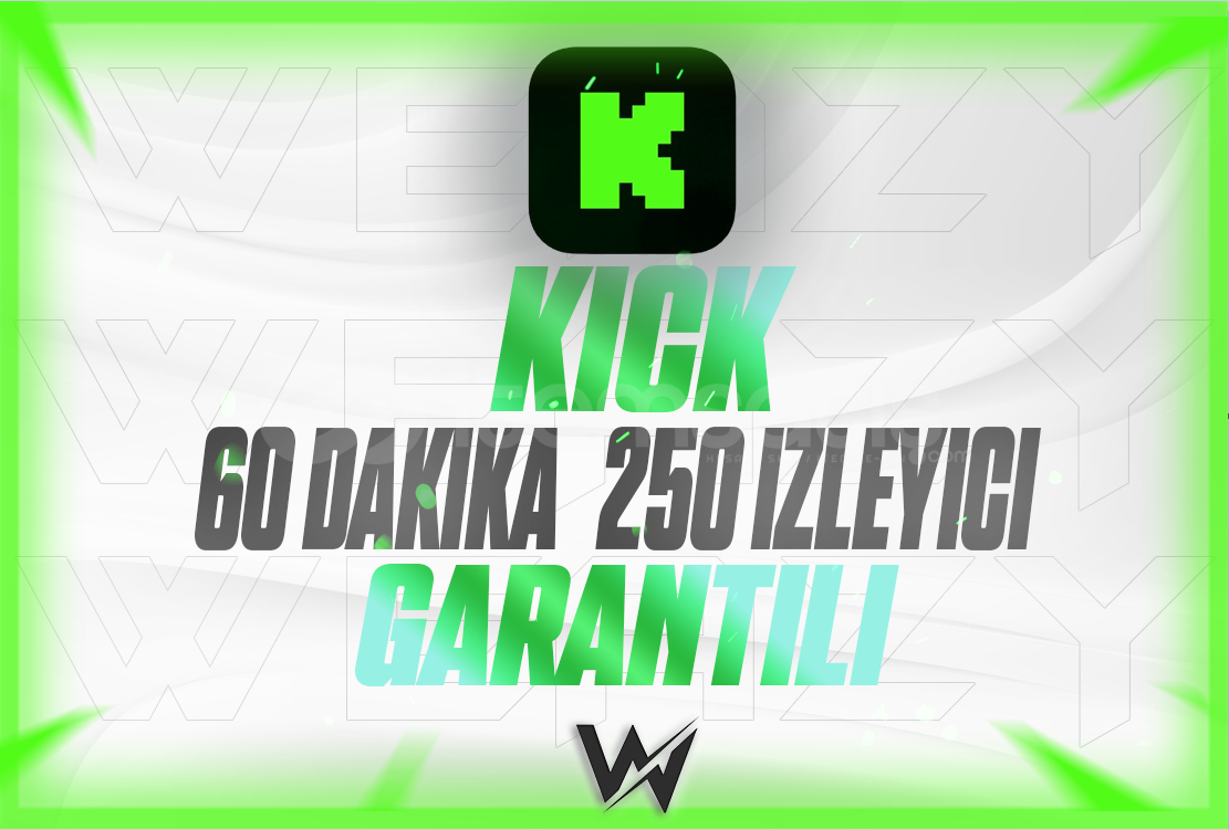KICK GARANTILI 60 DAKIKA 250 IZLEYICI KICK GARANTILI 60 DAKIKA 250 IZLEYICI