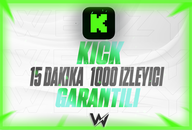KICK GARANTILI 15 DAKIKA 1000 IZLEYICI