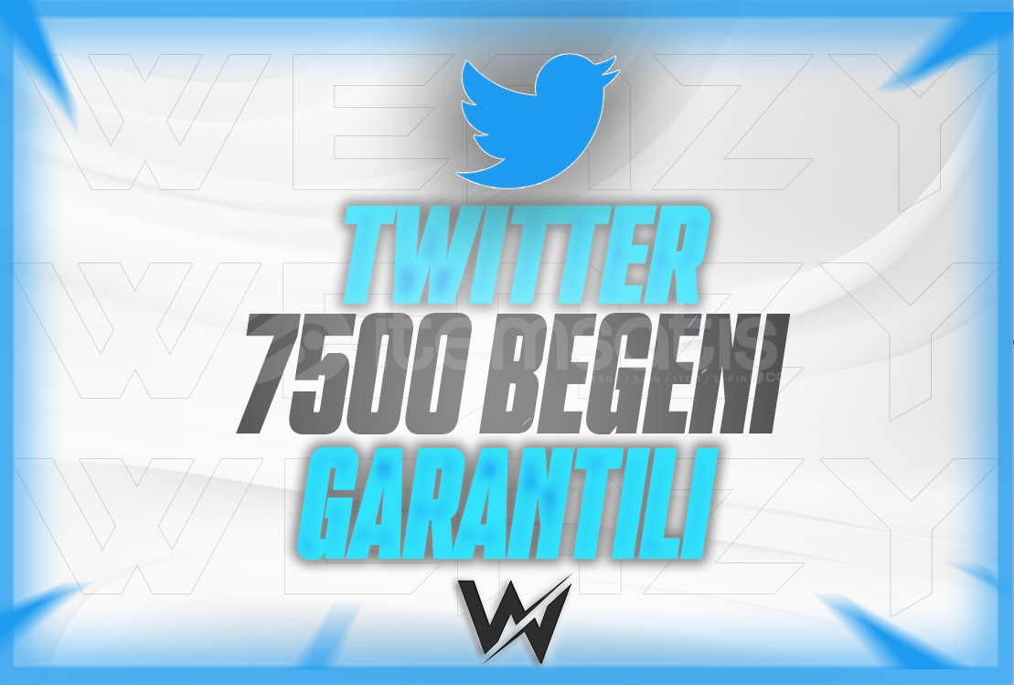 ⭐(KALİTELİ) TWİTTER 7500 BEĞENİ⭐ ⭐(KALİTELİ) TWİTTER 7500 BEĞENİ⭐