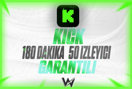 KICK GARANTILI 180 DAKIKA 50 IZLEYICI
