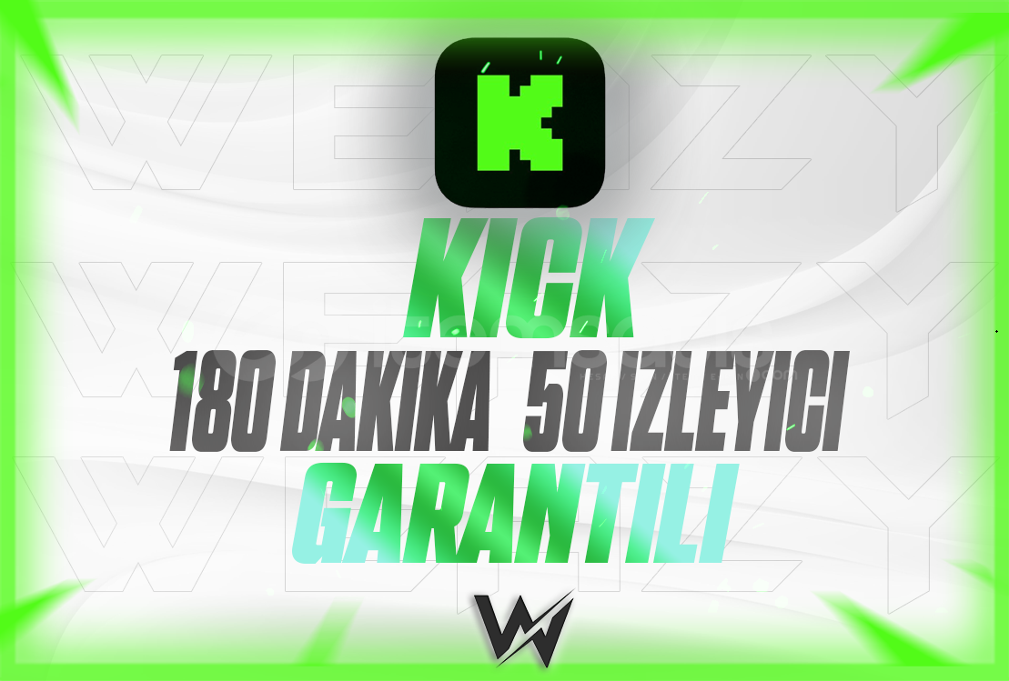 KICK GARANTILI 180 DAKIKA 50 IZLEYICI KICK GARANTILI 180 DAKIKA 50 IZLEYICI