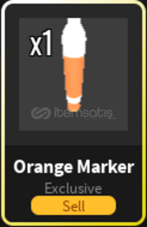 Da Hood - Orange Marker Da Hood - Orange Marker