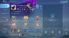 ✨Hero 120 | 150 Skin Amblem Max Mükemmel Hesap ✨