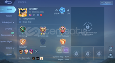 ✨Hero 100 | 170 Skin Amblem Max Mükemmel Hesap ✨