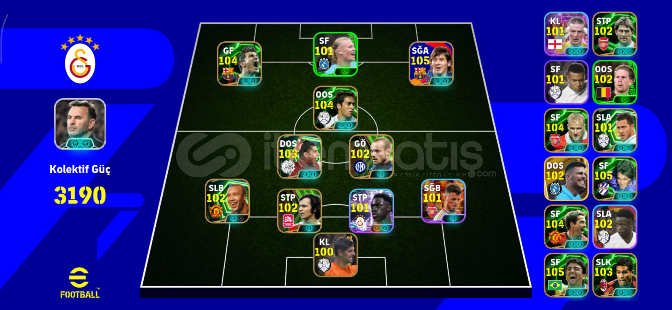 Davinsonlu Süper Ligli Dolu Oyunculu Hesap